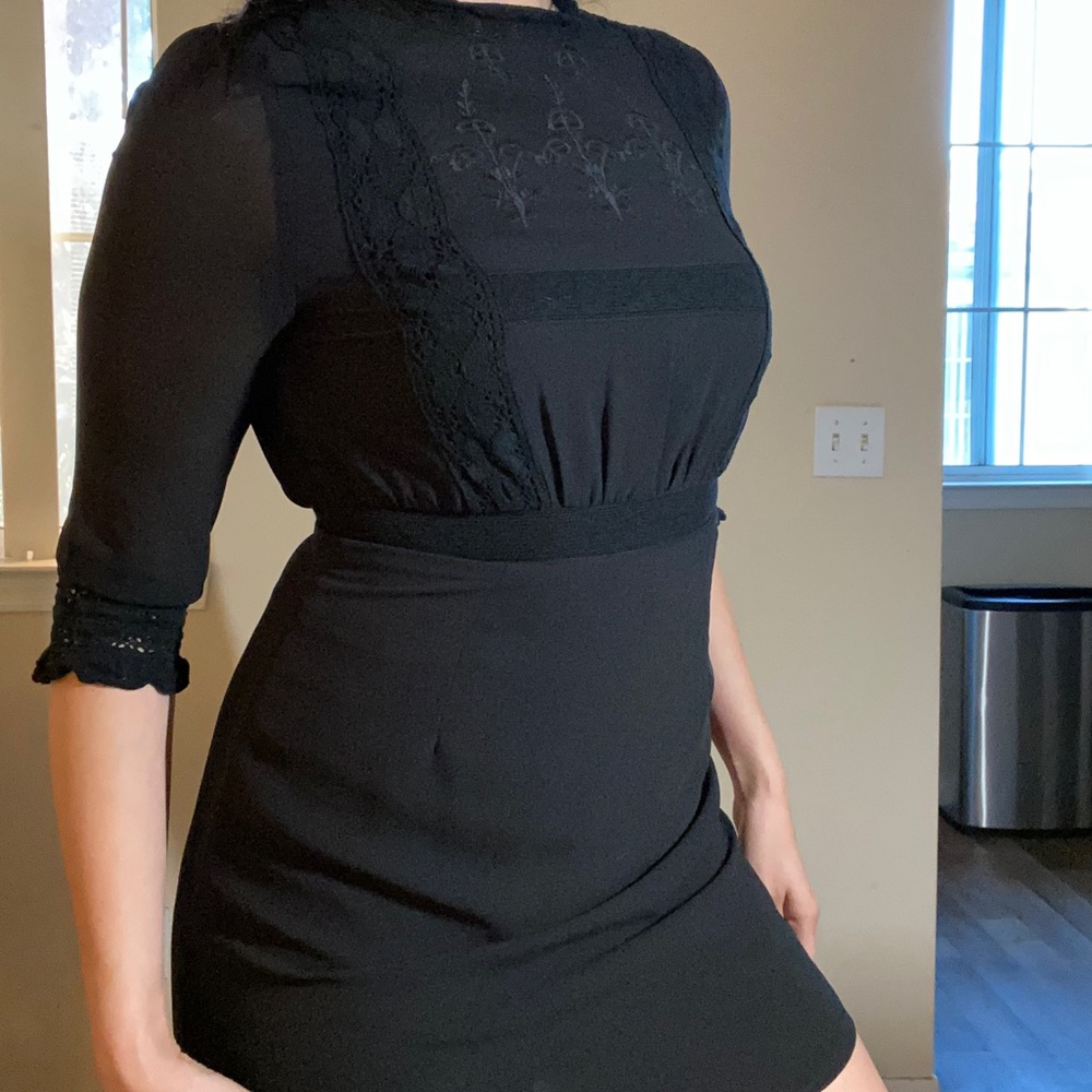 Little black mini dress